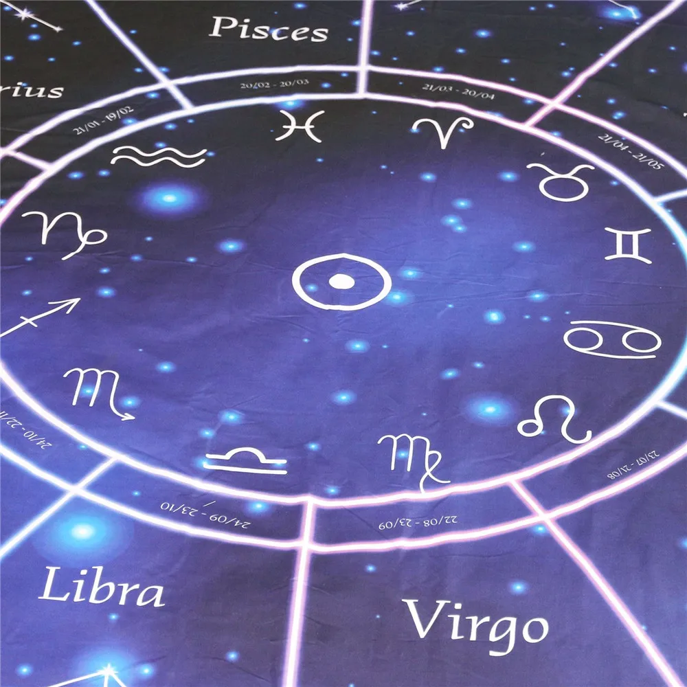 Комплект постельного белья с изображением Зодиака астрологические созвездия