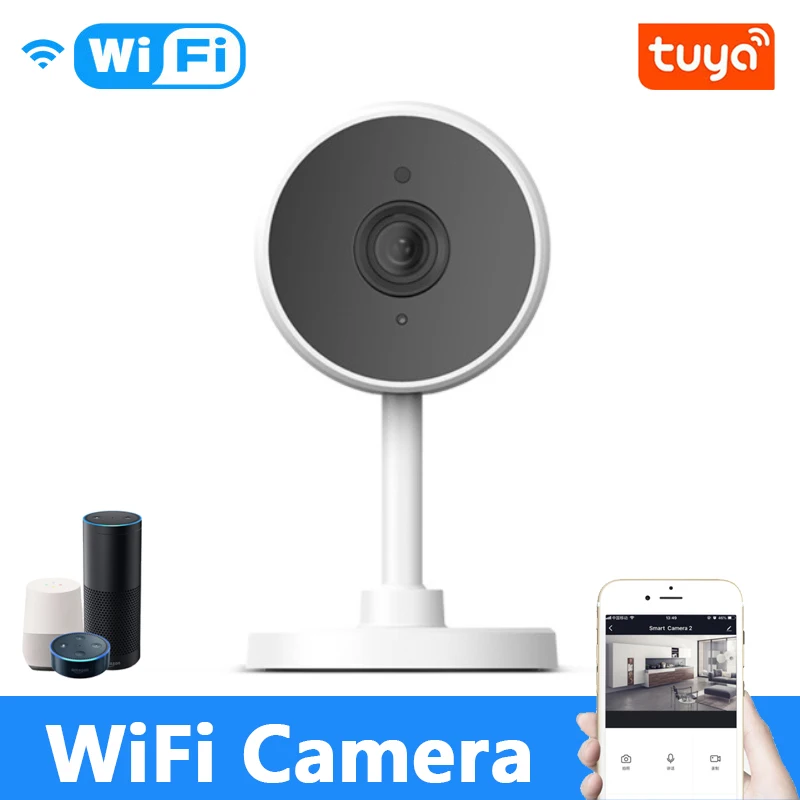 

IP-камера Tuya умная Беспроводная с поддержкой Wi-Fi и датчиком движения