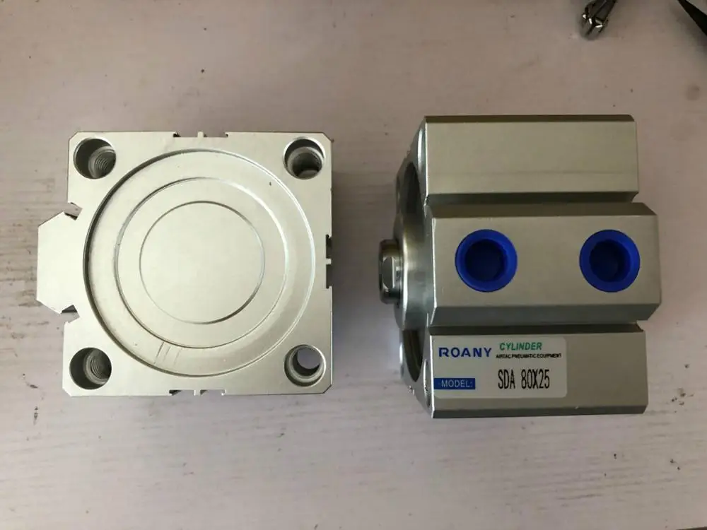 Пневматический Компактный воздушный цилиндр SDA80-15 Airtac серии SDA SDA80X15 с портом 3/8