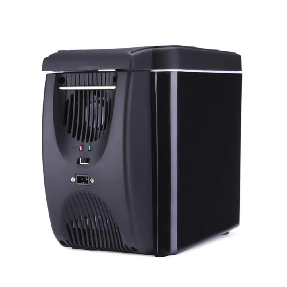 Портативный мини холодильник 6 л автомобильный с морозильной камерой