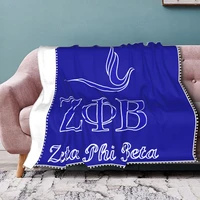 zeta phi beta throw blanket ultra soft lightweight bed blanket quilt durable home decor fleece velvet blanket sofa blanket