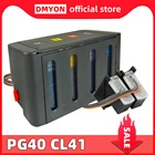 Сменные чернила DMYON для Canon PG40 CL41 CISS, для принтера IP1200 IP1600 IP1800 IP1900 MX300 MX310 MP145 MP150 MP160 MP180