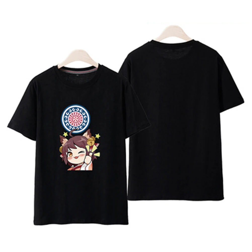 

Genius Mahjong Girl Cosplay Cotton T-shirt 3D Print Short Sleeve Shirt