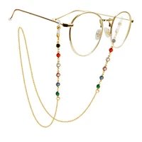 beaded eyeglass chains for women colorful beaded sunglasses chain reading eyeglasses holder strap cord lanyard eyewear retainer