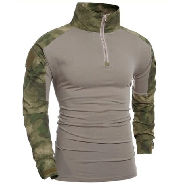 Militar Shirt 9 Мужская одежда высокого качества на открытом воздухе Военная Униформа камуфляжная рубашка тактическая одежда полный Маскировка ACU Настоящий мужской Frogman - Цвет: Militar Shirt 9