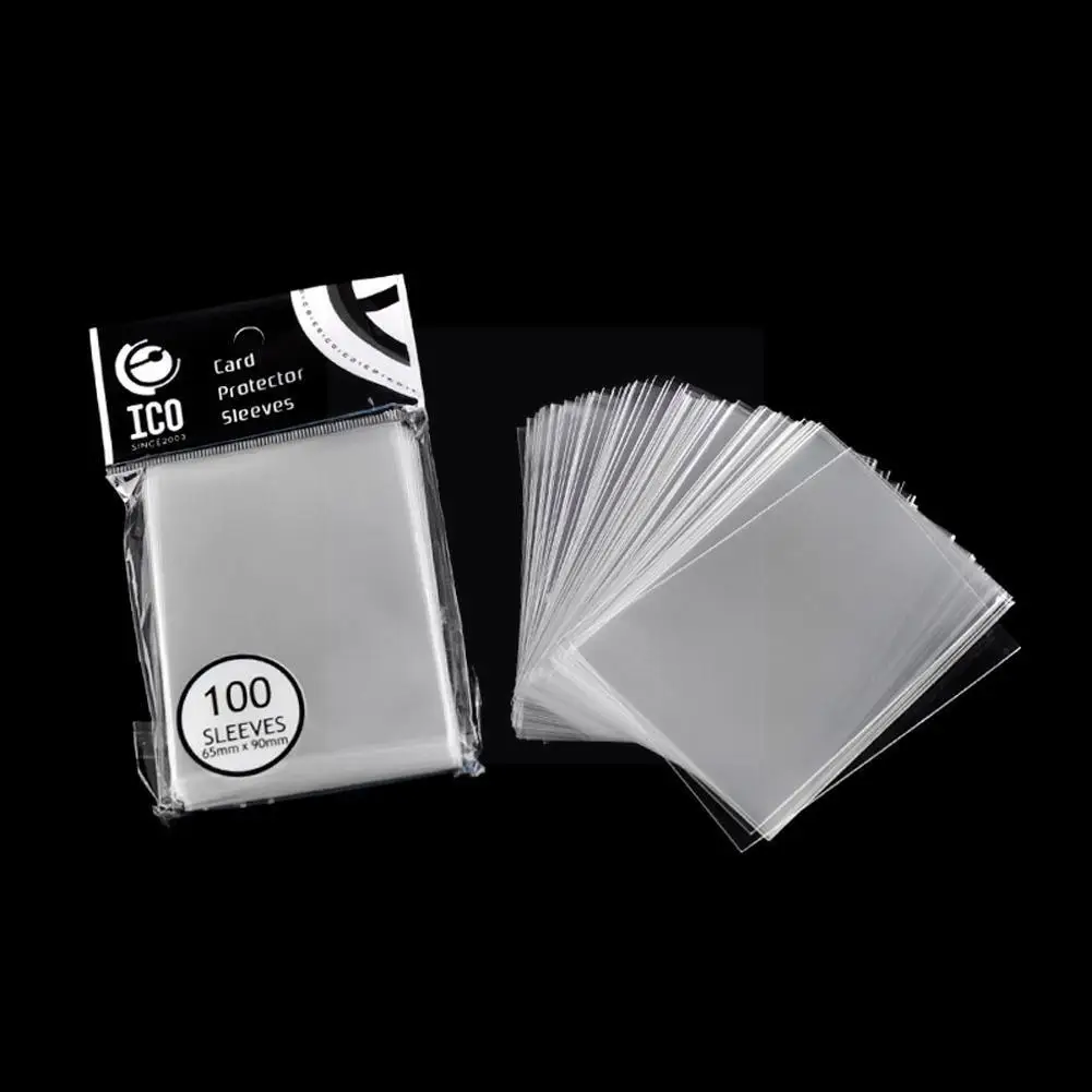 

100pcs Transparent Collection Card Film Card Set Game Protector Card Sleeves Kingdoms Kill Games Wanzhi Outdoor K9n2