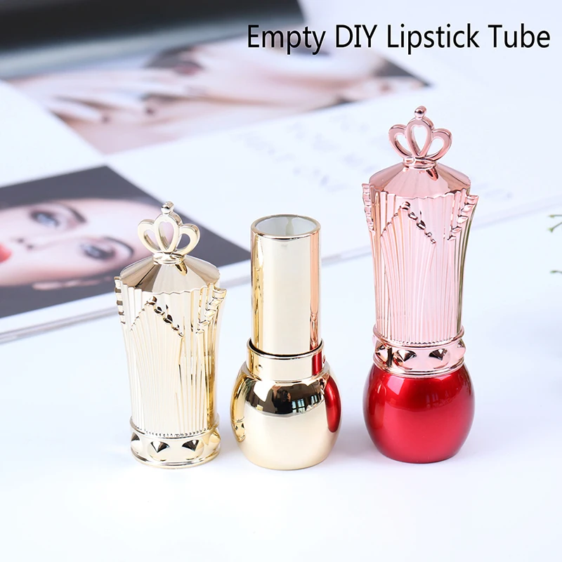 1 шт пустая помада сделай сам тубы Корона Крышка контейнер для косметики бутылка