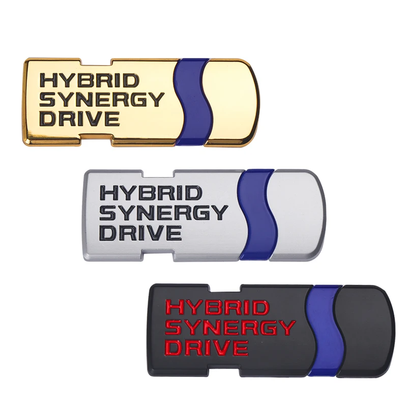 Для Toyota Hybrid Synergy Drive с надписью Prius Camry Rav4 Crown автомобильный Стайлинг металлическая
