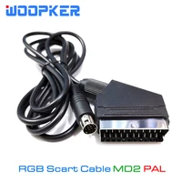 rgb scart lead cable for sega mega drive 2 genesis 2 megadrive 2 md2 rgb av scart cable 1 8m6ft