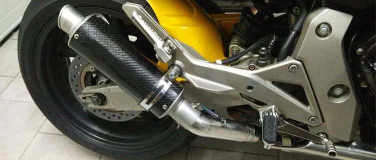 CB600 CB600F выхлопная труба для мотоцикла со средним соединением, трубка для отключения, Модифицированная, без шнуровки для Honda Variation Hornet 600 CB600F
