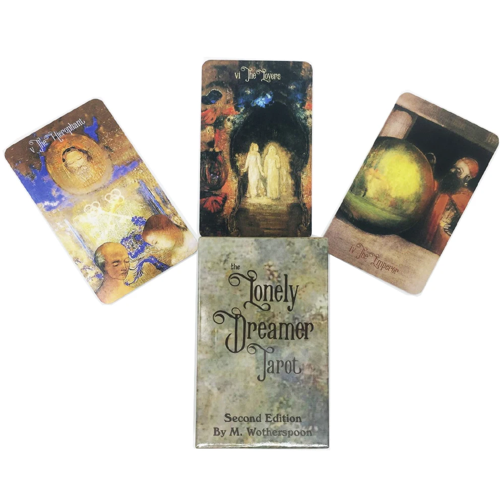 

Новые карточные игры The одинокий Dreamer Tarot 2-е издание полные английские карты для гадания на английском языке семейная Вечеринка настольная и...