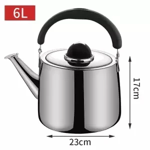 

Stainless Steel Thickened Kettle Whistle Sounding Kettle Large Capacity Kettle Gas Induction Cooker Universal Kettle Whistling