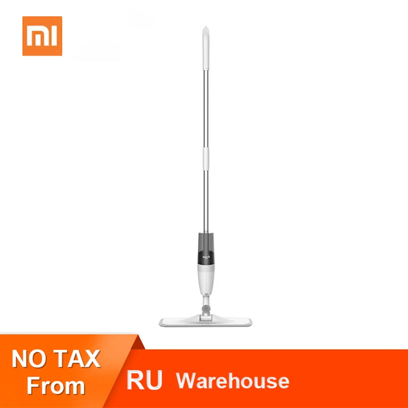 Швабра Xiaomi Mijia Deerma Spray Mop переносная швабра с распылителем воды вращение на 360