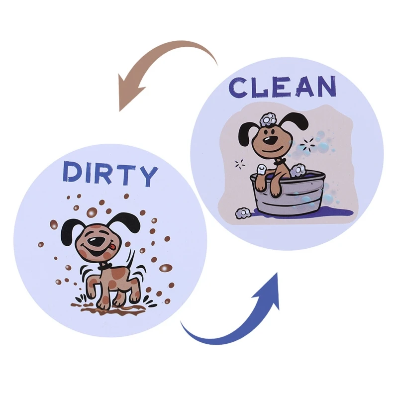 Двухсторонняя магнитная наклейка N1HF с рисунком Совы собаки на холодильник | Дом и