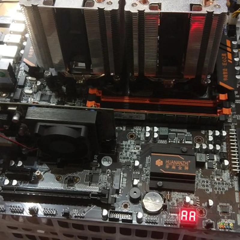 HUANANZHI X79 8D CPU LGA2011 LGA 2011 материнская плата с двойным процессором DDR3 подходит для