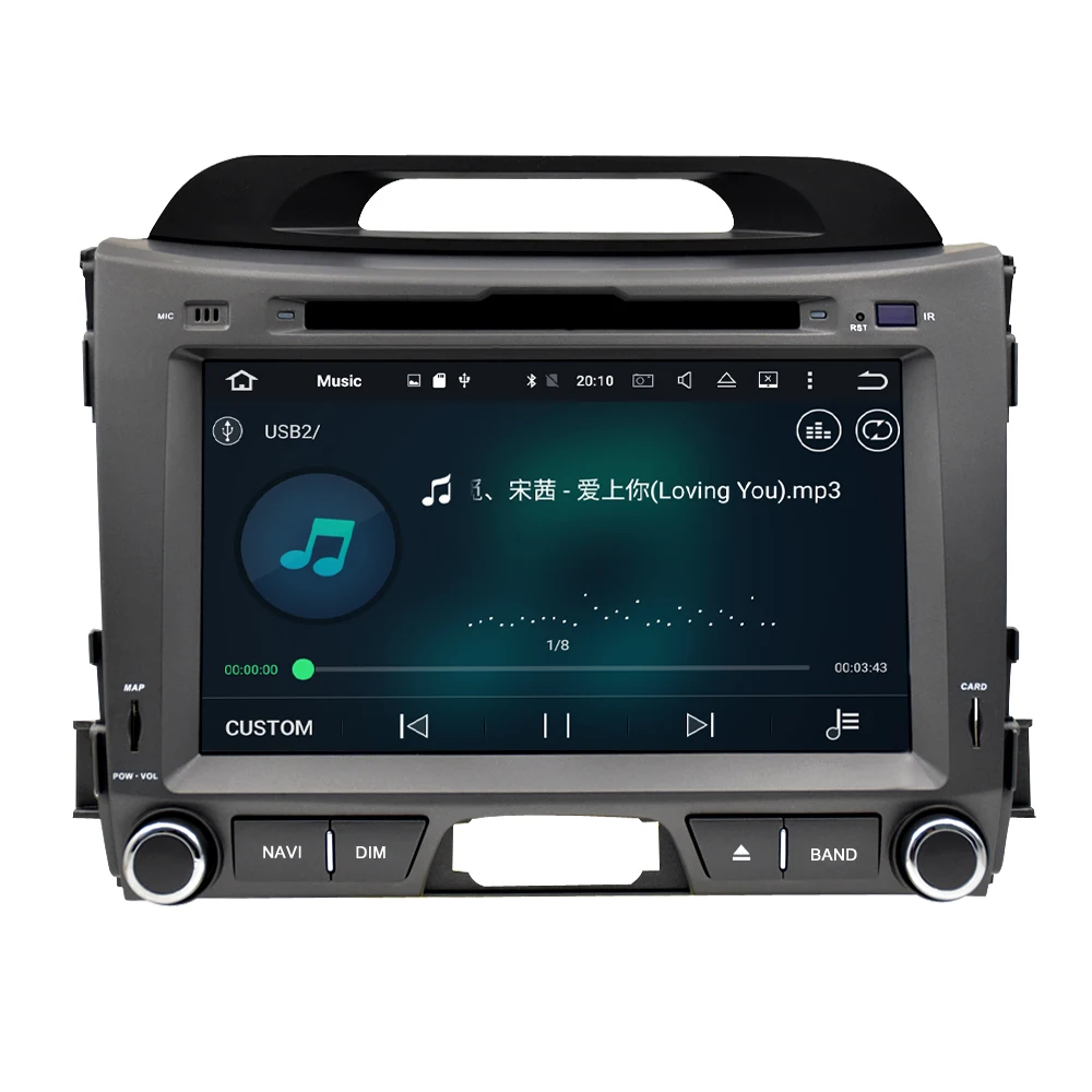 4G ram ips экран Android 9,0 автомобильный стерео для Kia Sportage 2009- автомобильный dvd-плеер Авто Радио FM WiFi Мультимедиа gps навигация