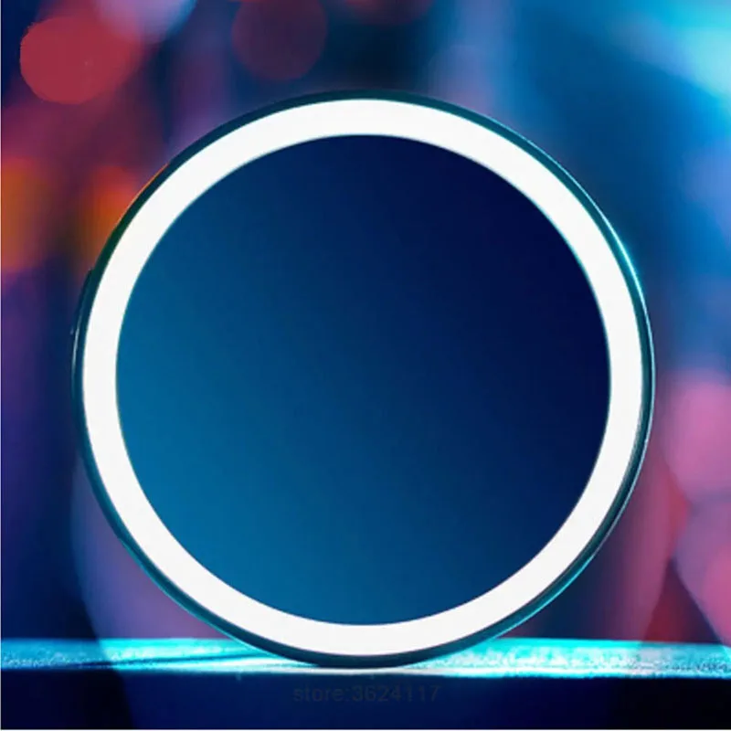 

Xiaomi Jordan Judy LED Makeup Mirror Mini Portable Magnifier Makeup Tool with Storage Bag UV Lamp USB type c For Travel
