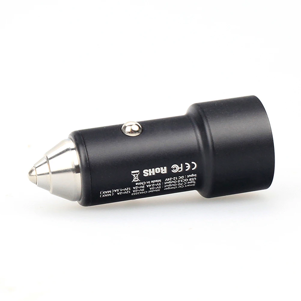 12v-24v Dual USB зарядное устройство автомобильное для Мобильный телефон Металл