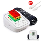 Домашний медицинский Автоматический цифровой ЖК-дисплей, Измерение частоты сердечных сокращений, пульса, тонометр