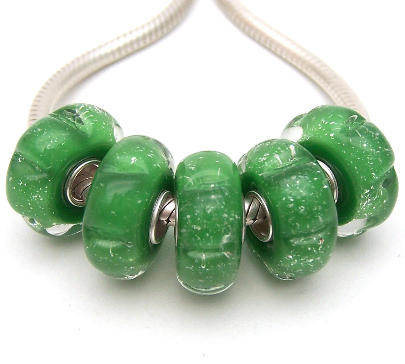 

YG2688 5X 100% Authenticity S925 Sterling Silver Beads Murano Glassbeads beads Fit European Charms Bracelet diy jewelry Lampwork