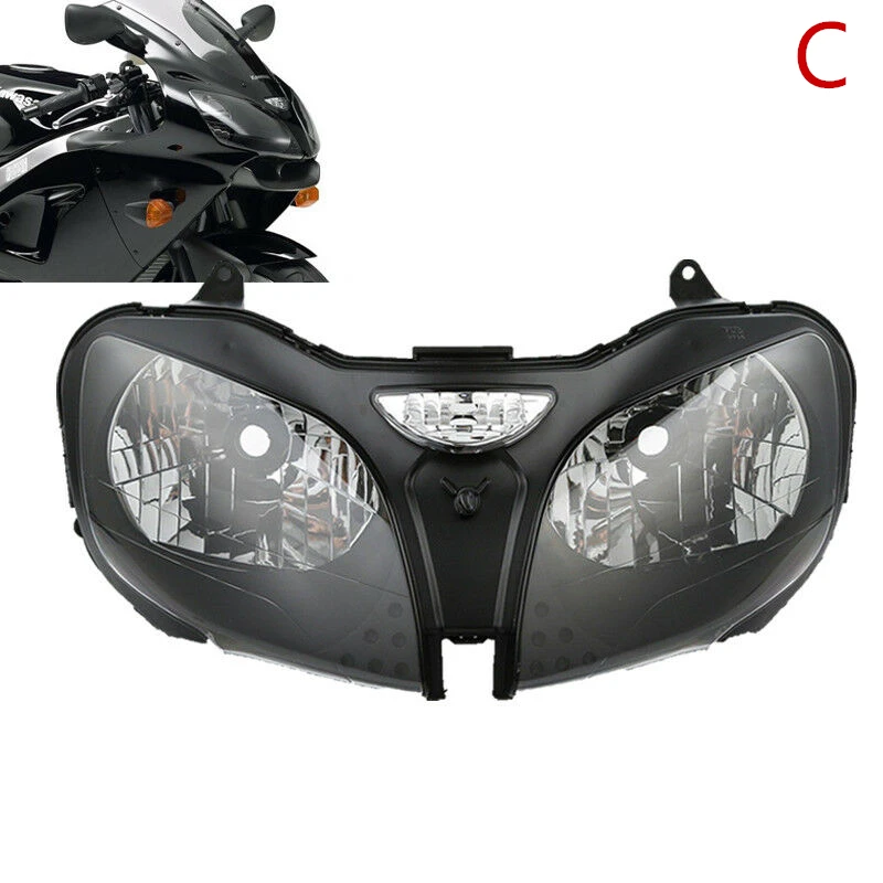 C Передние фары для мотоцикла свет лампы в сборе для Yamaha Kawasaki Honda CBR600 F4i CBR900RR CBR919RR - Цвет: C
