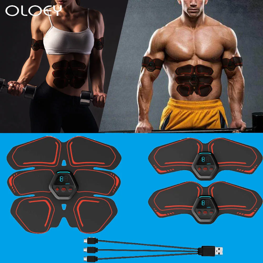 Электростимулятор мышц для тренажерного зала электростимулятор EMS брюшного