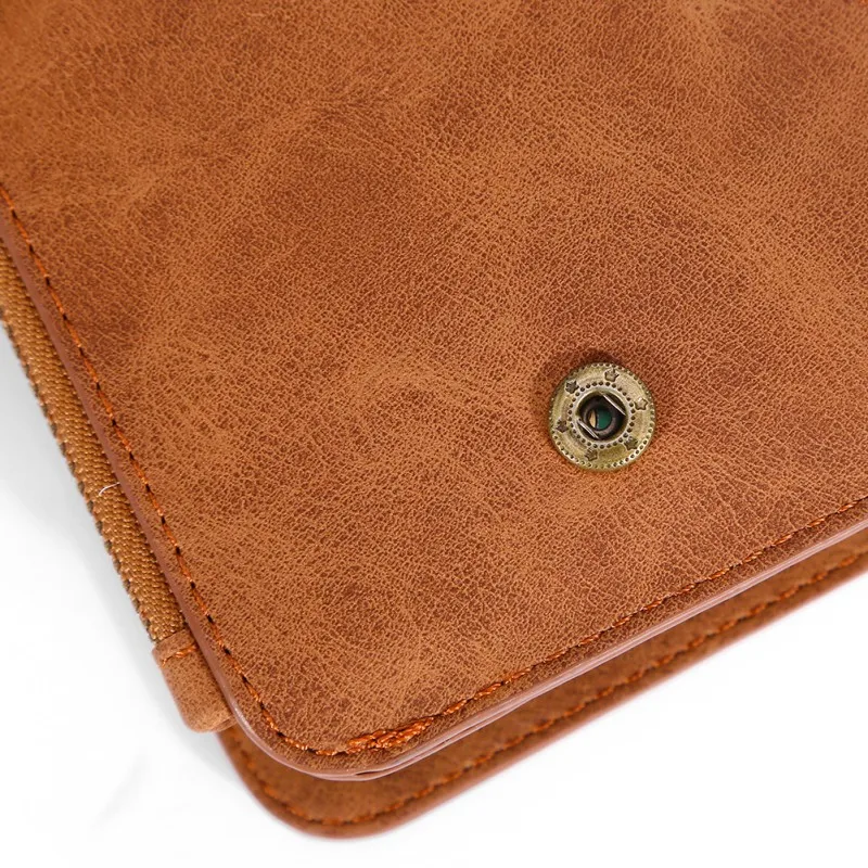 Чехол для телефона съемный из искусственной кожи Кошелек держатель карт задняя