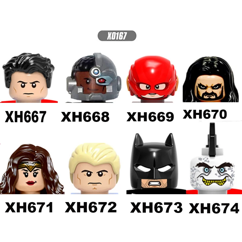 

Building Blocks Heroes Bricks Miracle Flash Figures For Children Toys Head X0167