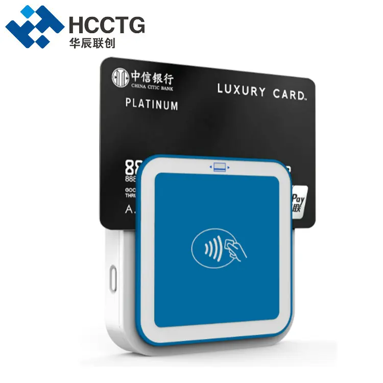 Отделение для кредитной карты Bluetooth Mpos с EMV PCI POS-терминалом (I9)  Безопасность