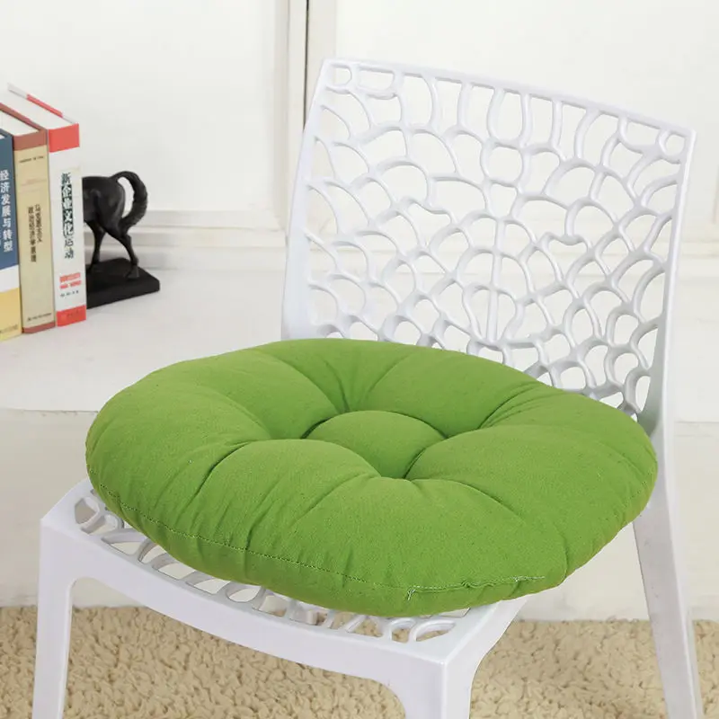emeraldgreen Яркие цветные подушки, круглая подушка для сиденья, волнистая оконная подушка для сиденья, декоративная подушка для дома, круглая подушка для сиденья, подушка для сидения - Цвет: emeraldgreen