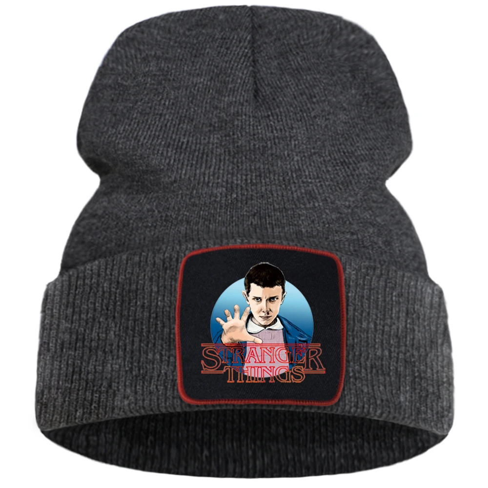

Stranger Things Fashion Beanie Caps Thick Spring Brimless Hats Unisex Warm Knitted Cap Breathable Sport Casual Hot Sale Hat