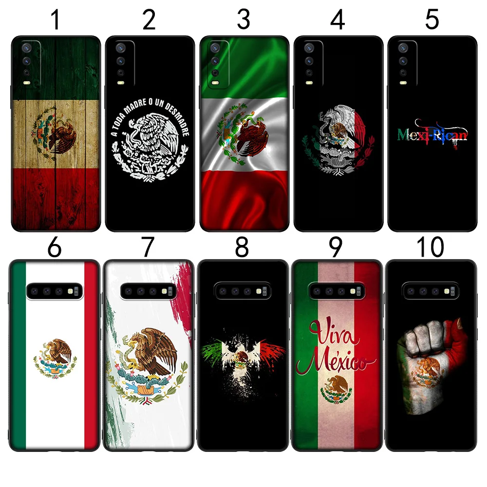 LS128 флаг Мексики черный чехол для Samsung Note 8 9 10 20 Plus Lite Ultra J2 J4 J6 J7 J8 Prime J730 Core |