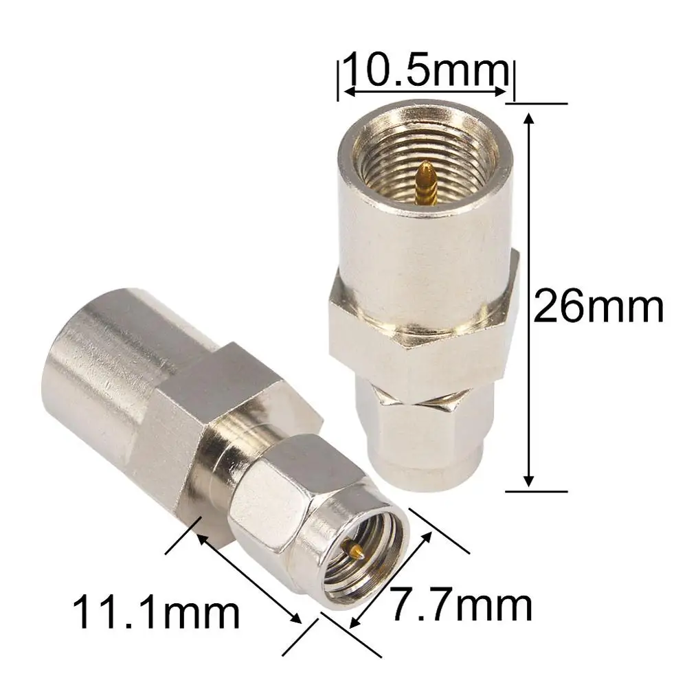 10 шт. прямой SMA FME адаптер штекер для РФ разъем|connector din|plug safeconnector plastic |