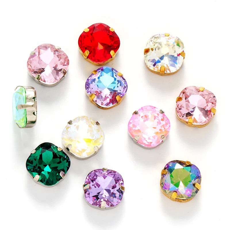 XIAOPU подушки Стразы когти выдалбливают свободные камни утолщаются медный