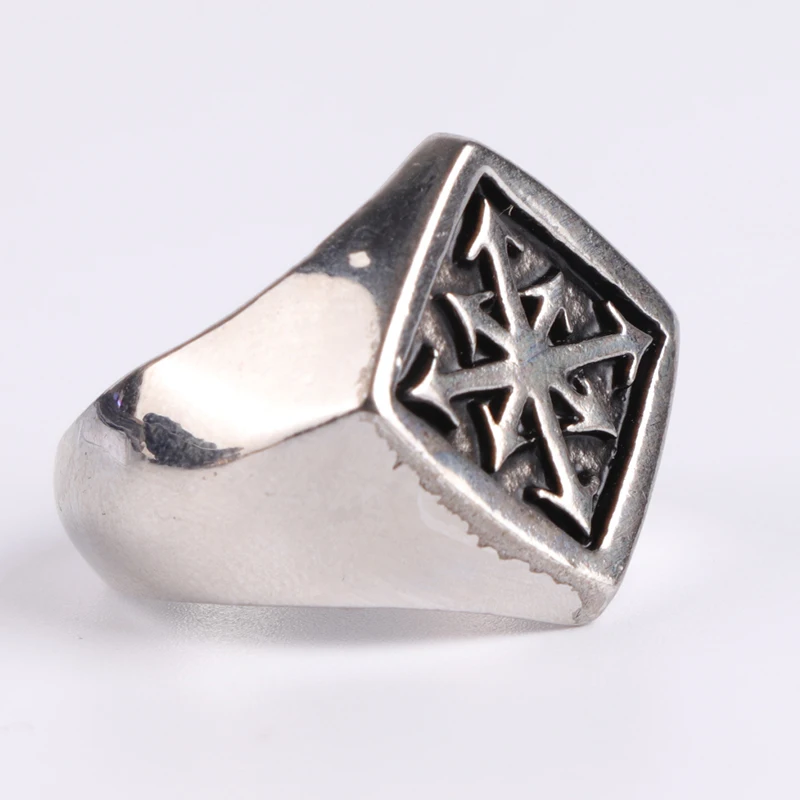 Винтажное мужское кольцо в стиле панк с правой стрелкой модные мужские украшения