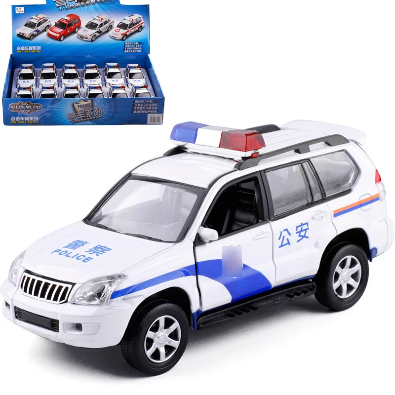 1:32 весы сплав литье под давлением Металл ForPolice модель автомобиля для TOYOTA LAND CRUISER