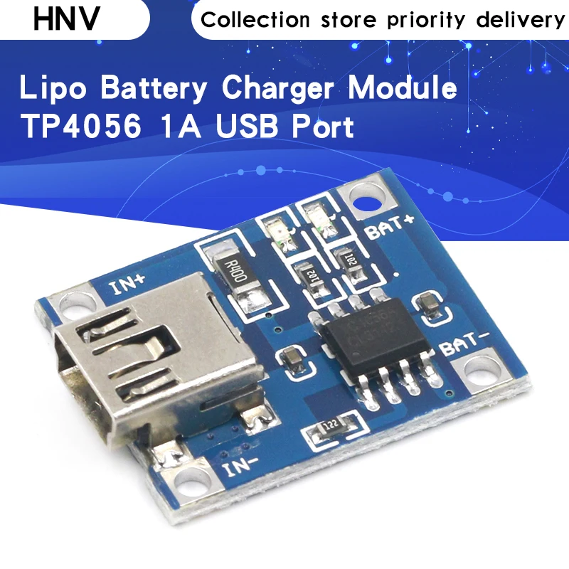 Зарядная плата TP4056 1A Lipo для аккумулятора модуль зарядного устройства литиевая