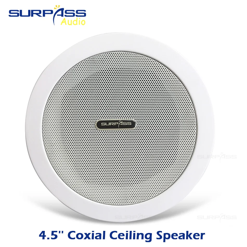 

PA System Back Cover Ceiling Speaker Roof Horn 4.5inch 6W In Ceiling Speaker For Home Theater Background Music With Good Quality