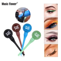 musicflower a swell mei cai shui xing eyeliner thick black waterproof not smudge eyeliner lollipop m2021