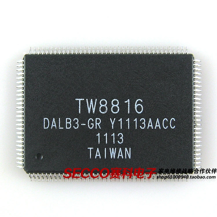 

100% nuevo 10 unidades/lote IC TW8816-DALB3-GR QFP128 TW8816-DALB3 TW8816 Transistor original