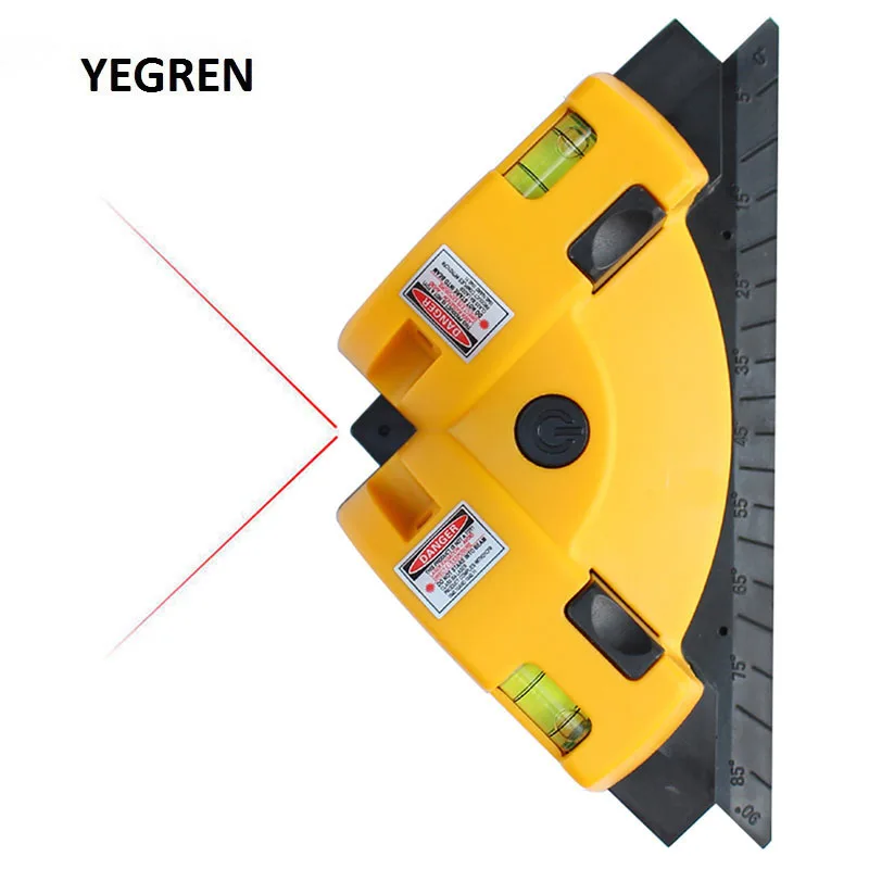 

90 degree Laser Level Right Angle Measurement Level Laser Horizontal Vertical Line Infrared Level for Tiling Wall Tools