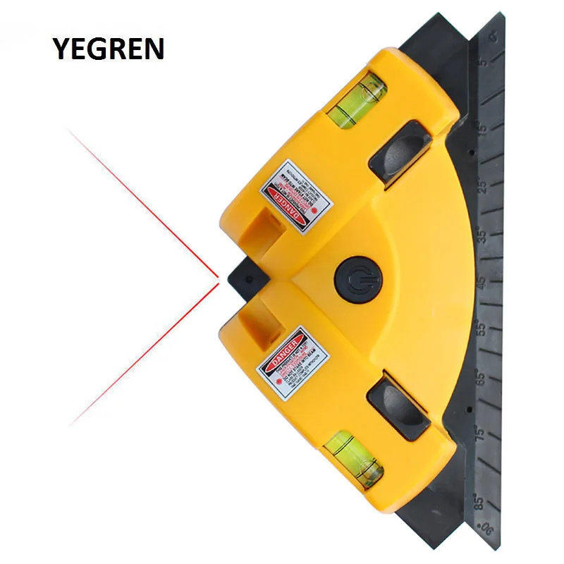 Уровень лазерный под прямым углом 90 градусов нивелир для измерения