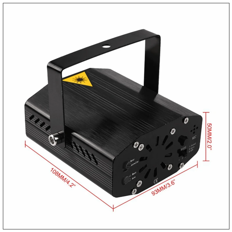 Высокое качество черный мини-лазер указка прожекторы DJ дискотека Лазерное