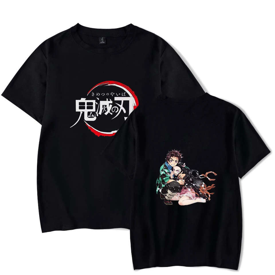 

2021 Demon Slayer T-shirt Mens Summer Kimetsu no Yaiba Anime T shirt Short Sleeve New Style Hip Hop Tops