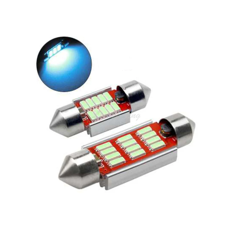 14 шт. лампы светодиодный внутренний светильник комплект Canbus Карта Купол