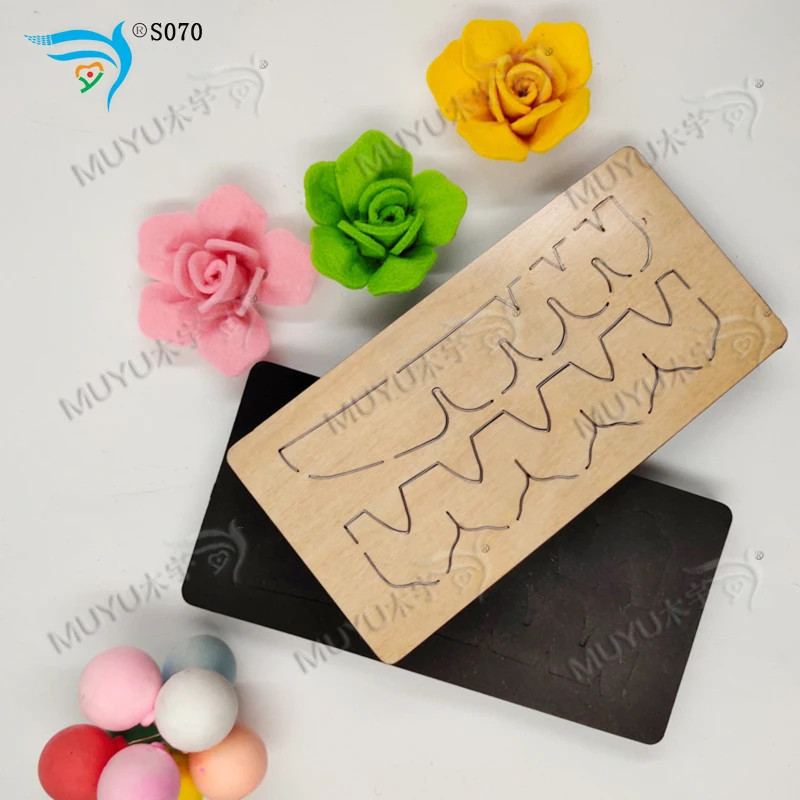 Flower-S070 стальные деревянные штампы для скрапбукинга Толщина/15,8 мм/