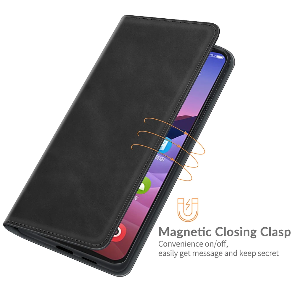 Кожаный чехол с автоматическим переключением для ZTE Blade V2020 Smart (6.82in) чехол-книжка