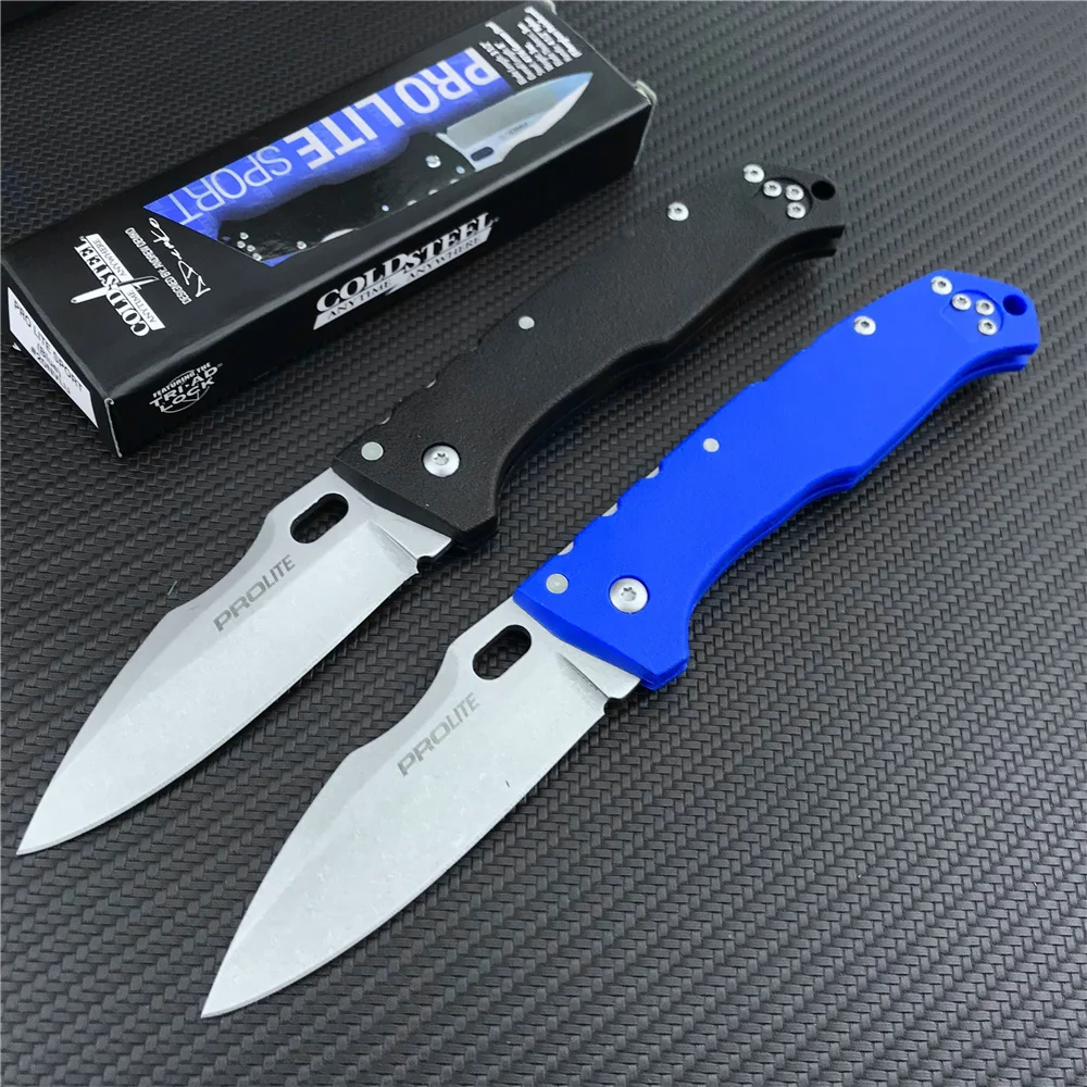 

Cold Steel 20nu Pro Lite Folding Knife, 3.3" Length 4116 German Steel Blade GFN Handle, Tactical Wilderness Survival Knife