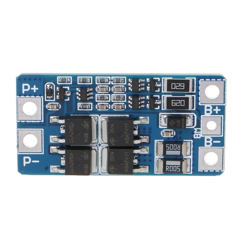 2S 10A 8 4 V 7 18650 литиевая Защитная плата BMS PCM PCB Li Ion Lipo 2 ячейки с функцией баланса