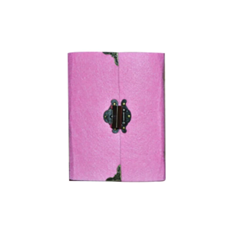 

Retro Travel Notebook with Lock Key Diary Planner Journal Notepad Kraft Paper